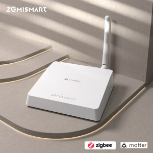 Zemismart Matter M6 Antenna Hub Zigbee 3.0 Gateway for Home AutomationHomekit Tuya Zigbee Gateway Support Home/Google Home/SmartThings APP ControlMatter Home Security System