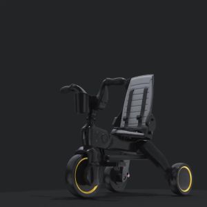 Childrens Tricycle Portable Foldable Baby Walking Tool Trolley Internet Celebrity Portable Multifunctional Baby Stroller