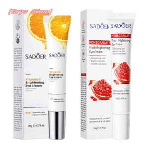 Erya Shop 🔥【Buy 1 Get 1 Free】SADOER Eye Cream Vitamin C+Red Pomegranate 2pcs set Moisturizing Brightening Anti Wrinkle Anti Aging Repair Puffiness Remove Dark Circles Eye Bags Eye Care