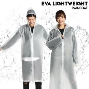 Jas hujan hiking EVA dewasa semi transparan mantel dewasa poncho jas ujan camping outdoor ponco raincoat kelelawar