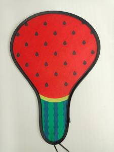 พัดสปริง พัดพับได้ ลายแตงโม น่ารักสีสันสดใส