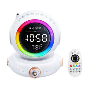 S9 Astronaut Bluetooth Speaker Surround Soundbar HiFi Stereo Subwoofer  LED Alarm Clock Color Atmosphere Night Light 블루투스 스피커