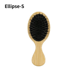 Smooth Boar Bristle Anti-static Hair Brush Scalp Massage Paddle Air Cushion Comb for Hair Care