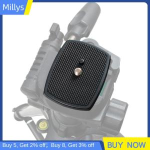 Millys Phát hành tấm máy ảnh Tripod Ball Head nhanh chóng phát hành tấm thay thế SLR máy ảnh PTZ nhanh chóng phát hành tấm phụ kiện nhiếp ảnh áp dụng cho Yunteng 668 888