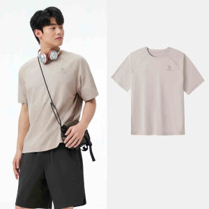 Cameljeans Áo Thun khô nhanh ngoài trời cho nam Áo phông thể thao kháng khuẩn 3A thoáng khí co giãn tay ngắn mùa hè cho nam