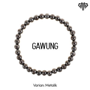 Beli 1 Gratis 1 Gawung Gelang Pria Classic Hitam Doff Bulat Retro Vintage Simple Elegan GGBCO