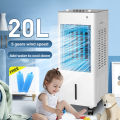 Air cooler electric fan 20L  Capacity water tank conditioner  cooler fan wide-angle fast cooling three-speed Air cooler fan electric fan with ice box fast cooling Three ice curtains to cool down aircon inverter window type Air cooler portable aircon. 
