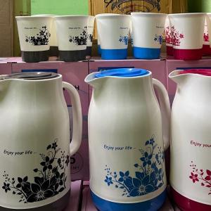 JUG AIR TAHAN PANAS & SEJUK 10 JAM !(FREE 4 CAWAN)