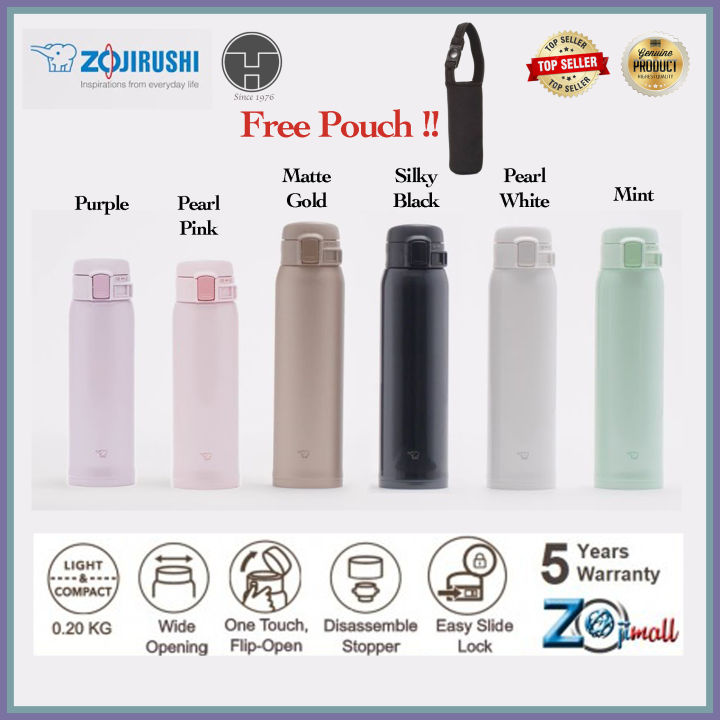 [TeoHin] Zojirushi Japan Quality One Touch Flip Open Stainless Steel Mug / Flask / Thermos