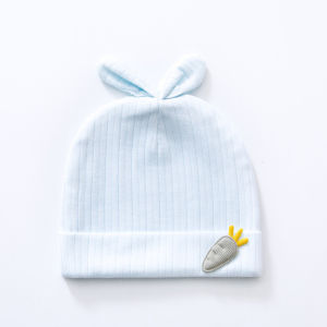 0-3 months Newborn Baby Cotton Hat for Baby Elastic Cap for Newborn Baby Hospital Hats for Baby Soft and Breathable Knit Hat