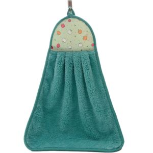 Microfiber Hand Towel Hanging Cleaning Kitchen Dish Cloth High Absorbent