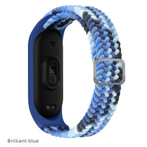 VUAERANG For Xiaomi Miband 7 6 5 4 3 Watch Strap Nylon Solo Loop Wrist Bracelet Replacement Band Braided Elastic Watchband For Mi Band 7/6/5/4/3