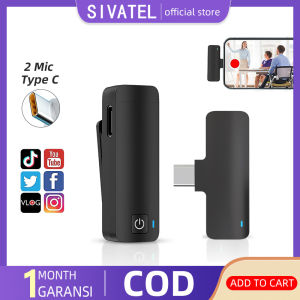 Microphone Portable Wireless Lavalier Mic Type C IOS Micro Microphone Video TikTok Facebook Live