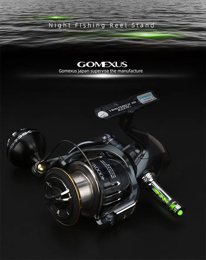 Gomexus Reel Stand R4 Night fishing 48mm for Shimano stella stradic Daiwa  Luvias Ryobi Spinning Reels