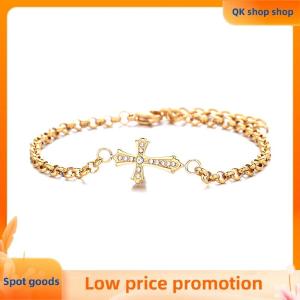 ✨QK shop✨ Personalized Retro Cross Couple Bracelet For Women Men Simple Adjustable Bracelets Couple Jewelry Gifts