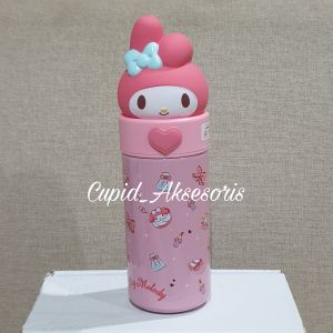 BOTOL MINUM / TERMOS / THERMOS SANRIO KUROMI CINNAMOROLL MELODY STAINLESS STEEL CUP KAWAII ANIME LUCU UNIK HADIAH GIFT
