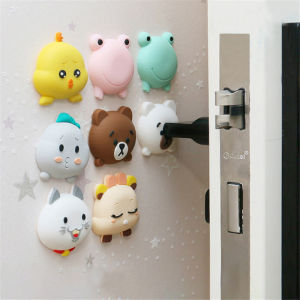 【TaroBall】Silicone Cartoon Door Stopper Doorknob Door Handle Protective Pad Door Crash Pad Wall Protector Savor Shockproof Crash Pad