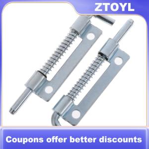 【ZTOYL】 1Pcs Metal Lock Barrel Bolt Spring Loaded Latch 3.54 Long Grip Heavy Duty