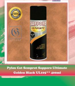 Pylox Cat Semprot Sapporo Ultimate Golden Black UL105** 400ml