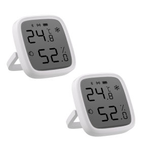 SONOFF SNZB-02D Zigbee Sensor Smart Temperature Humidity Sensor 2.5inch LCD Screen Display Sensor Detector eWeLink App Notifications 400ft Coverage Smart Sensor Monitor Need Zigbee Hub