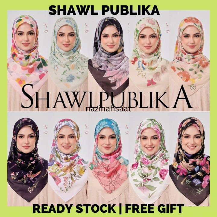 shawl publika tiru design