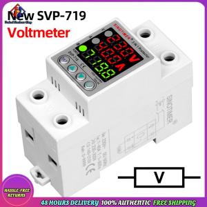 Vodool 220V 40/63A Adjustable Over Under Voltage Protective Device Din Rail Relay Protector Current Protection Limit Voltmeter