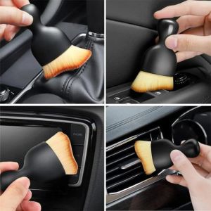 SIKAT KUAS PEMBERSIH INTERIOR MOBIL PREMIUM DUST REMOVAL BRUSH KUAS NYLON GAGANG