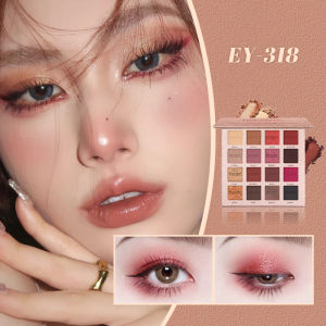 Bảng Phấn Mắt Tạo Màu Cao Cấp IMAGIC Matte Pearlescent Mashed 16 Màu Ba Phong Cách