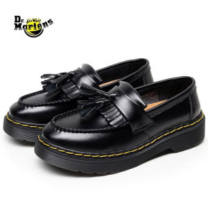 Dr. Martens Loafers For Men Original Cowhide ADRIAN Tassel Loaf Leather Boots Slip On Crusty Couple Shoe Mens Heightened Thick Sole Formal Leather Shoes
