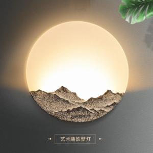 Modern Indoor Acrylic Wall Lamp 85-265V LED Wall Mounted Sconce Light 8W Moon Mountain wall light For Bedroom Corridor Stairs