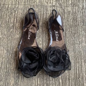 Sepatu Wanita Terbaru/Sepatu Flat Import Alina 186/Sepatu Balet Kaca Karet Korea Kekinian
