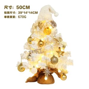 Christmas Tree Decorations New Year Supplies For Home Artificial Goods Holiday Mini