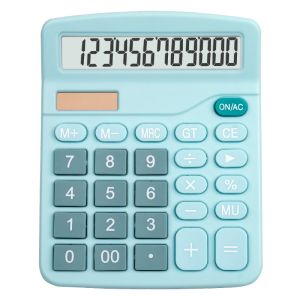 Solar Calculator Dual Power Supply 12-Bit Digital Electronic Environmental Protection Mini Portable Student Office