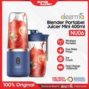 Deerma Blender Portable NU05 NU06 Mini Juicer Mixer 400ml