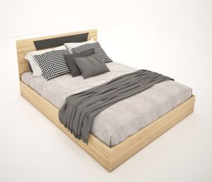 FREESHIP HCM - Giường Gỗ MDF Bệt Kiểu Nhật Tatana MDF019 - có thiết kế theo yêu cầu khách hàng