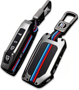 Compatible Kia Key Fob Cover for K5 Sportage Seltos Forte Metal Remote Case