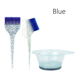 NBANLIKE 3/4Pcs Flexible Hair Dyeing Brush Hair Coloring Soft Bristles Highlight Dyeing Set Easy Clean Hair Tinting Hair Dye Brush Set Styling Accessories