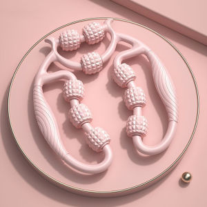 9-Wheel Fascia Muscle Roller Cellulite Roller Massage Roller for Relieve Muscle Soreness Thigh Calf Arm Reduce Cellulite