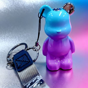 Bear brick Flame Lighter Unik 暴力熊打火机