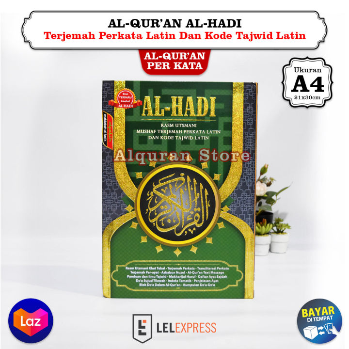 Al-Qur’an Terjemah Perkata Latin Kode Tajwid Latin Al Hadi Alquran ...