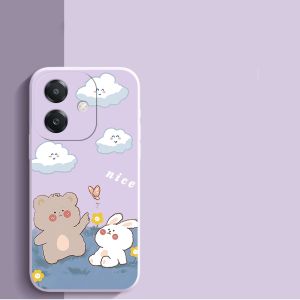 เคสสำหรับ OPPO a3x OPPO a3 5g 2024 เคสศัพท์ ซอฟต์เคส ซิลิโคนเหลว ป้องกันกันกระแทก ดีไซน์ใหม่สวยงาม พร้อมเชือกคล้องสำหรับสาวๆ YTSTXX01