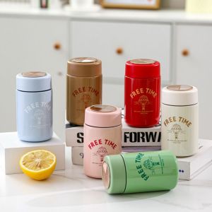 SERAPHYXO Drinking Kettle Mini Thermos Cup Stainless Steel Insulated Portable Vacuum Flask Car Thermal Cup Heat-resistant Thermal Water Bottle Porridge Soup