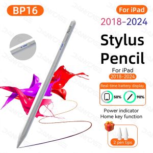 Stylus Pen for 11th A16 10th Gen Air 6th Gen Air 13 Pro 11 13 M4 M5 Pro 12.9 inch Air4 Air5 6th 7th 8th 9th Mini 7 6 2018-2025 Touch Screen Pencil with Palm Rejection