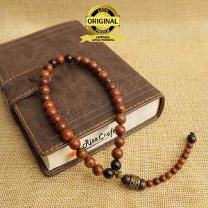 Tasbih Kayu Kokka Kaukah ASLI Arab Turki Original Kecil 33 Butir Mewah Cantik Keren