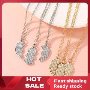 🚚【Local Express Delivery】🚚 1 Set BFF Necklaces For Sister BFF Birthday Friendship Jewelry Gifts Best Friend Forever Necklace For 3 Girls Matching Heart Pendant