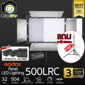 Godox LED 500LRC - 32W 3300K-5600K - รับประกันศูนย์ GodoxThailand 3ปี / Digilife Thailand