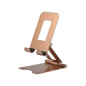 Full Metal Phone Holder Universal Stand Foldable Stand Tablet Desk Cell Phone Holder Stand for All Type Phone 4 Colors