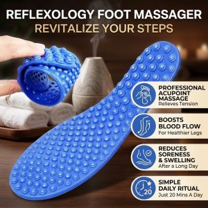 5D Massage Insoles Foot Pain Relief Blood Circulation Promotion Comfortable Orthotic Insoles Arch Support Men Women