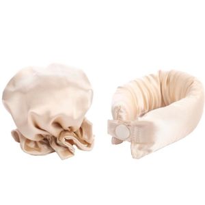LUMIYA 2Pcs/Set Hair Styling Tools Heatless Curling Rod Set Hair Caps Pillow Soft Rollers No Heat Hair Curler Silk Curls High Quality DIY Hair Curlers Styling Tools Sleeping Use