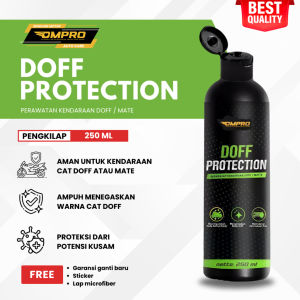 Pengkilap Pengkilat Body Motor Hitam Ompro Doff Protection Body Motor 250ml Matte Protection Biru Hitam Merah Maroon Doff